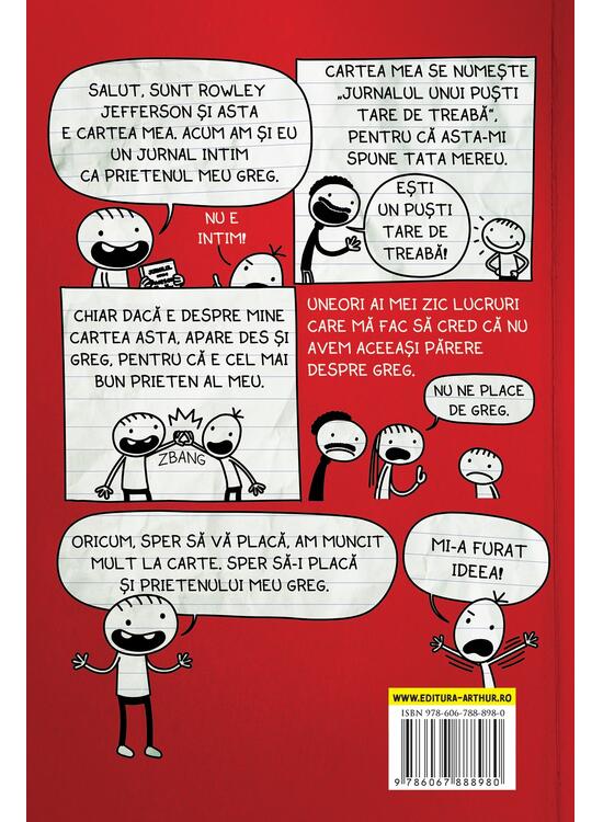 Copertă produs &Icirc;nsemnările lui Rowley Jefferson: Jurnalul unui puști tare de treabă (1) - gallery big 2