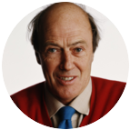 Fotografie autor Roald Dahl