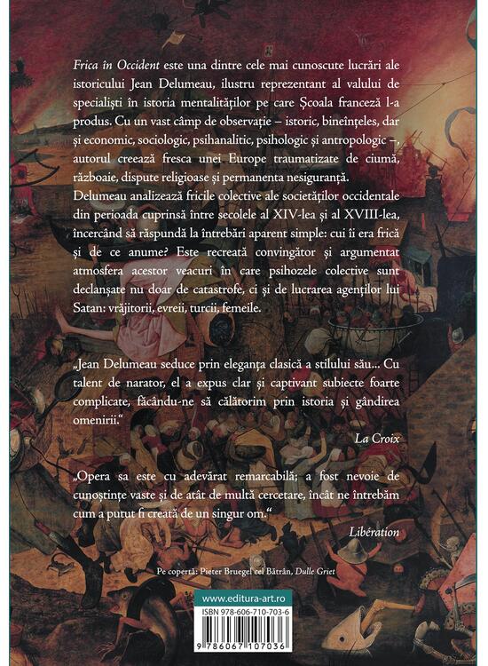 Copertă produs Frica &icirc;n Occident. Secolele XIV &ndash; XVIII. O cetate asediată - gallery big 2