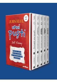 Copertă produs Box set Jurnalul unui puști ( volumele 1- 5, ediție paperback)