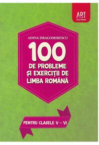 Copertă produs 100 de probleme și exerciții de limbă română pentru clasele V-VI