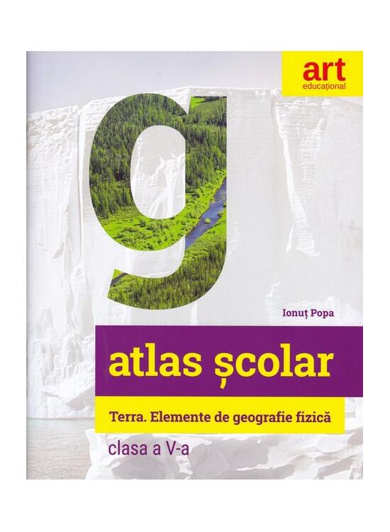 Copertă produs Atlas geografic școlar. Terra. Clasa a V-a - gallery big 1