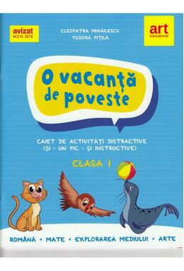 Copertă produs O vacanță de poveste. Caiet de activități pentru clasa I