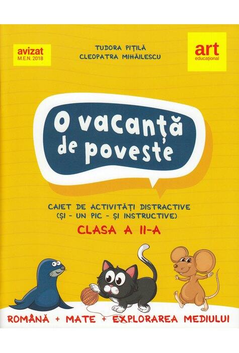 Copertă produs O vacanță de poveste. Caiet de activități pentru clasa a II-a
