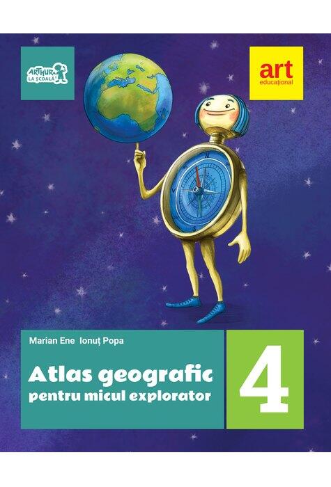 Copertă produs Atlas geografic pentru micul exporator. Clasa a IV-a