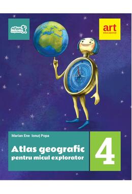 Copertă produs Atlas geografic pentru micul exporator. Clasa a IV-a