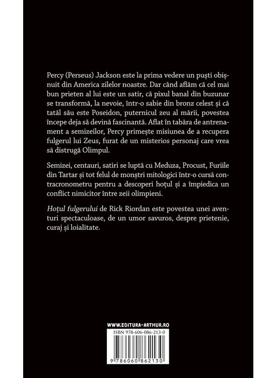 Copertă produs Percy Jackson şi Olimpienii (#1). Hoţul fulgerului | Paperback - gallery big 2