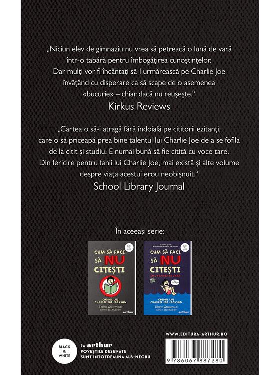 Copertă produs Cum să faci să NU citești, dar să ai note mari: Ghidul lui Charlie Joe Jackson #2 | paperback - gallery big 2