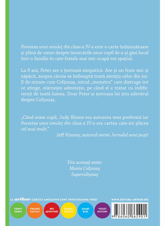 Copertă produs Povestea unui omuleţ din clasa a IV-a | paperback - gallery big 2