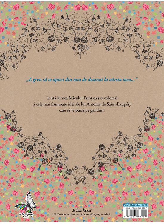 Copertă produs Micul Prinț - carte de colorat care să te pună pe g&acirc;nduri - gallery big 2