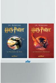Copertă produs Pachet Harry Potter  volumele 4-5 ( Harry Potter și Pocalul de Foc, Harry Potter și Ordinul Phoenix)