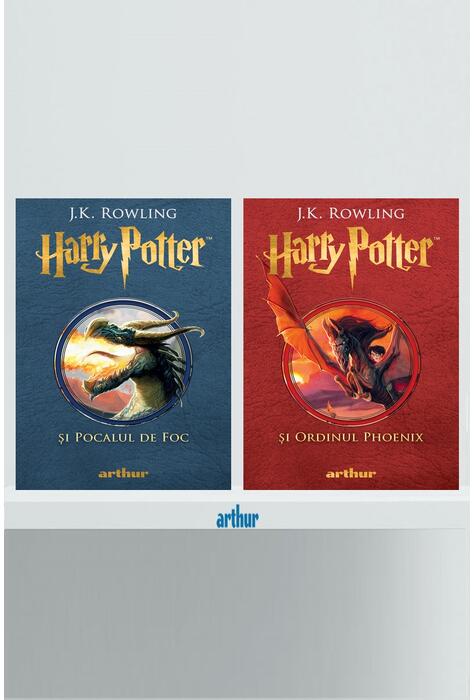 Copertă produs Pachet Harry Potter  volumele 4-5 ( Harry Potter și Pocalul de Foc, Harry Potter și Ordinul Phoenix)