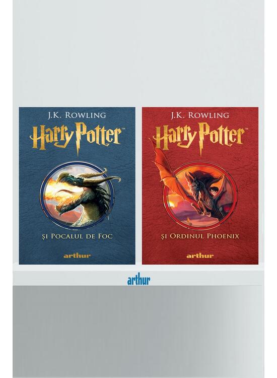 Copertă produs Pachet Harry Potter  volumele 4-5 ( Harry Potter și Pocalul de Foc, Harry Potter și Ordinul Phoenix) - gallery big 1