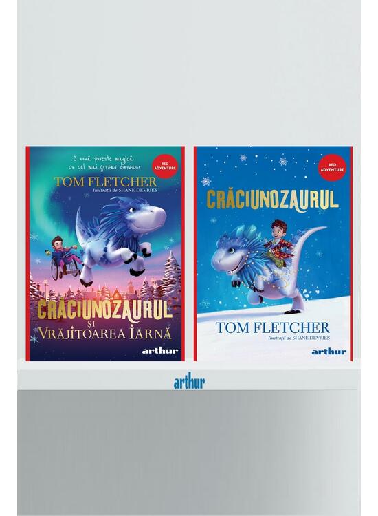 Copertă produs Pachet Crăciunozaurul ( Crăciunozaurul, Crăciunozaurul și Vrăjitoarea Iarnă) - gallery big 1