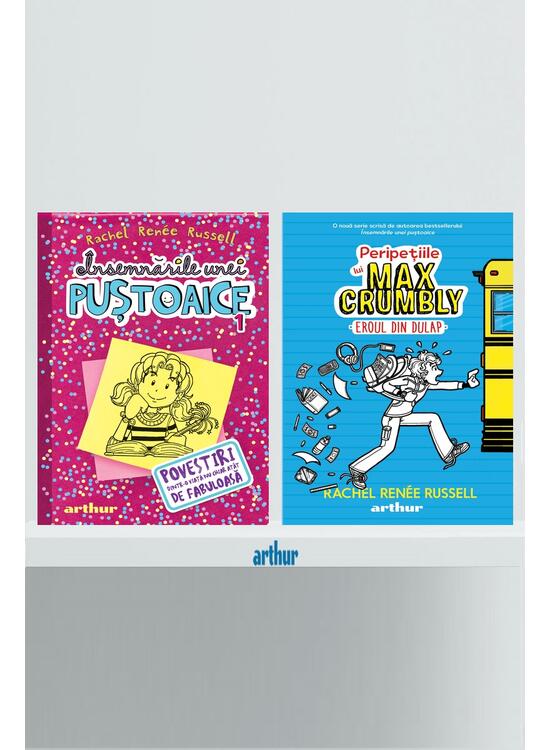 Copertă produs Pachet Rachel Ren&eacute;e Russell ( Peripețiile lui Max Crumbly I, &Icirc;nsemnările unei puştoaice 1) - gallery big 1