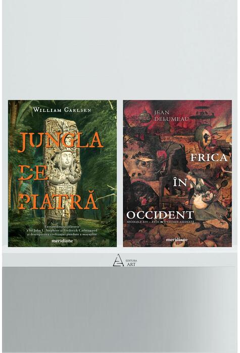 Copertă produs Pachet Meridiane ( Jungla de piatră, Frica &icirc;n Occident. Secolele XIV &ndash; XVIII. O cetate asediată)