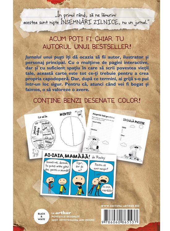 Copertă produs Jurnalul unui puști. Jurnalul meu | paperback - gallery big 2