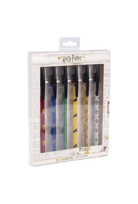 Copertă produs Set 6 pixuri Harry Potter