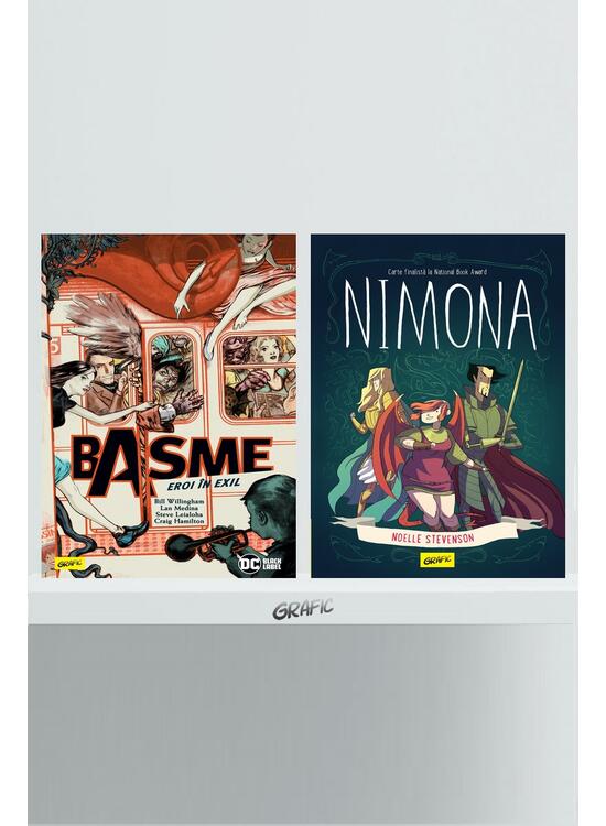 Copertă produs Pachet Grafic (Nimona, Eroi &icirc;n exil) - gallery big 1