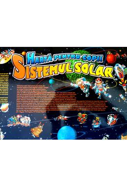 Copertă produs Harta sistemului solar pentru copii