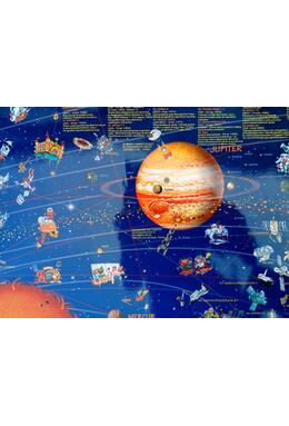 Copertă produs Harta sistemului solar pentru copii