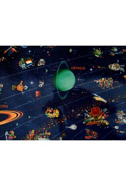 Copertă produs Harta sistemului solar pentru copii