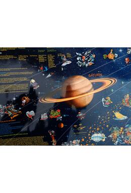 Copertă produs Harta sistemului solar pentru copii