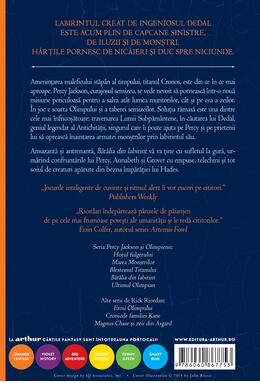 Copertă produs Percy Jackson şi Olimpienii (#4). Bătălia din Labirint