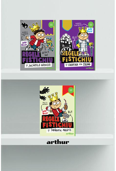 Copertă produs Pachet Regele Fistichiu (&Icirc;mpăratul Malefic, Creatura din Crong, Jucăriile Groazei)