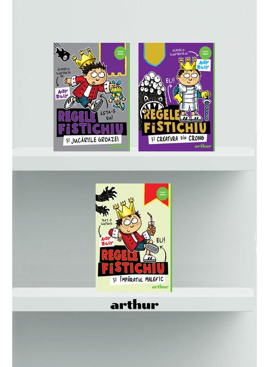 Copertă produs Pachet Regele Fistichiu (&Icirc;mpăratul Malefic, Creatura din Crong, Jucăriile Groazei) - gallery big 1