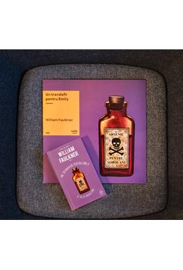 Copertă produs Set cadou "Un trandafir pentru Emily și alte povestiri" ( carte și vinil)