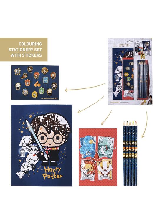 Copertă produs Pachet cadou Harry Potter (penar, rechizite de colorat) - gallery big 2
