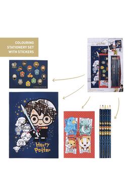 Copertă produs Pachet cadou Harry Potter (penar, rechizite de colorat)
