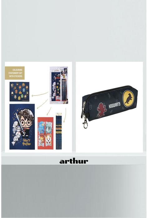 Copertă produs Pachet cadou Harry Potter (penar, rechizite de colorat)