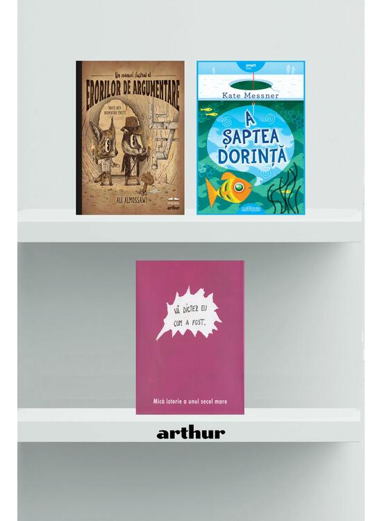 Copertă produs Pachet Explorator ( A șaptea dorință, Mică istorie a unui secol mare, Un manual ilustrat al erorilor de argumentare) - gallery big 1