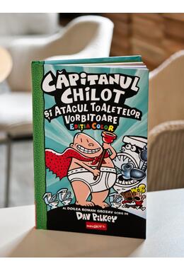 Copertă produs Căpitanul Chilot și Atacul Toaletelor Vorbitoare #2. Ediția color