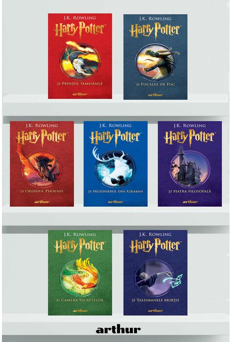 Copertă produs Pachet Seria Harry Potter ( volumele I-VII)