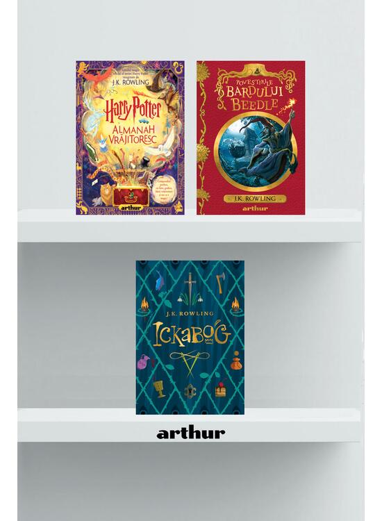 Copertă produs Pachet J.K. Rowling ( Povestirile Bardului Beedle, Ickabog, Harry Potter: Almanah Vrăjitoresc) - gallery big 1