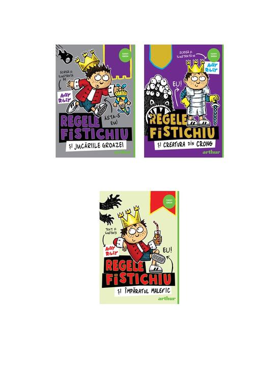 Copertă produs Pachet Regele Fistichiu (&Icirc;mpăratul Malefic, Creatura din Crong, Jucăriile Groazei) - gallery big 5