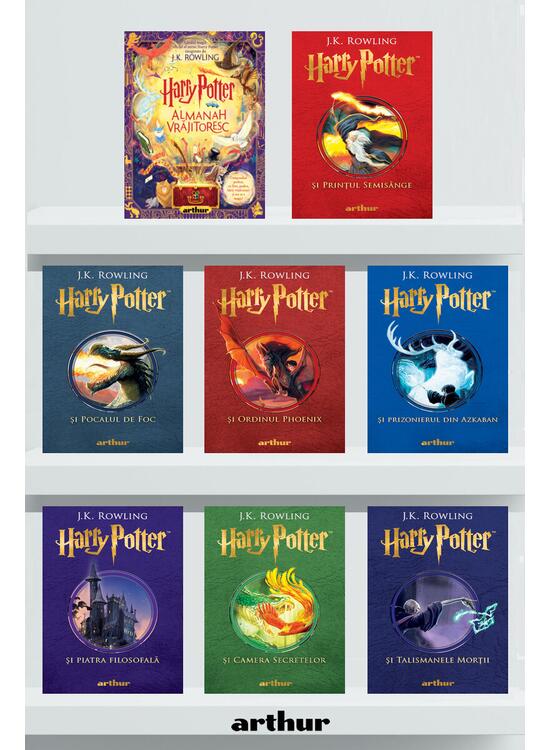 Copertă produs Pachet integrala Harry Potter (7 volume) cu almanah - gallery big 1