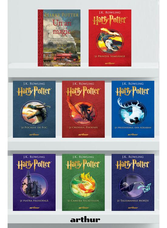 Copertă produs Pachet integrala Harry Potter (7 volume) cu An Magic - gallery big 1