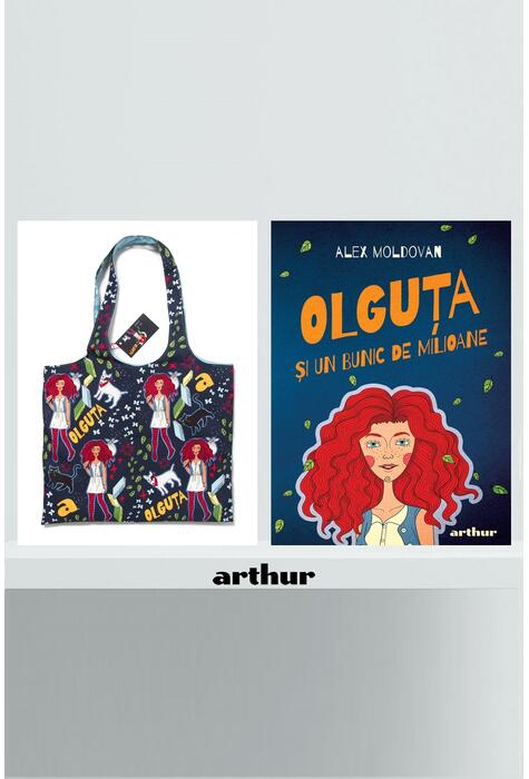 Copertă produs Olguța starter pack (Un bunic de milioane și tote bag mare)