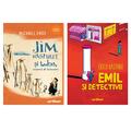 Copertă produs Pachet școlar clasa a III-a (Jim Năsturel și Lukas, mecanicul de locomotivă, Emil și detectivii) - gallery small 