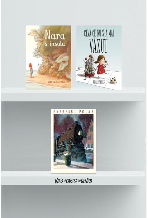 Copertă produs Pachet Genius (Nara și insula, Ceva ce nu s-a mai văzut, Expresul polar)
