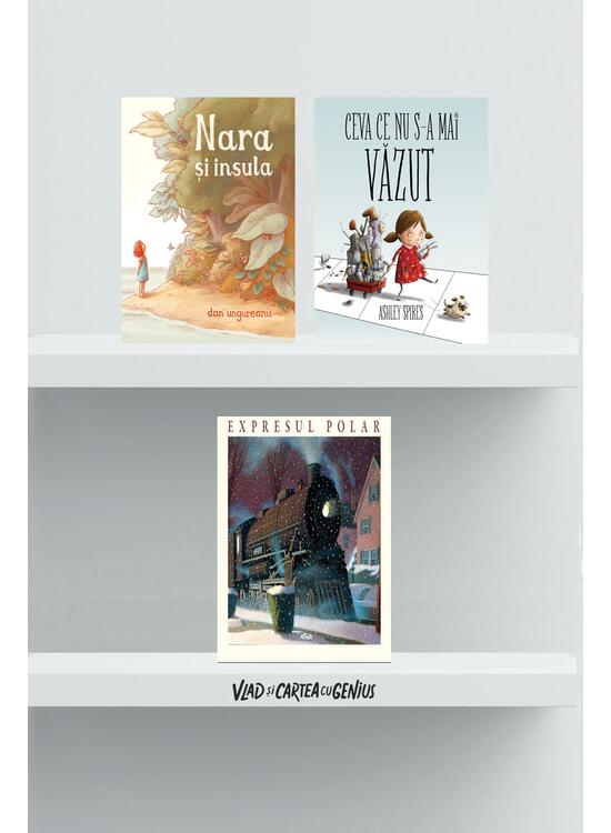 Copertă produs Pachet Genius (Nara și insula, Ceva ce nu s-a mai văzut, Expresul polar) - gallery big 1