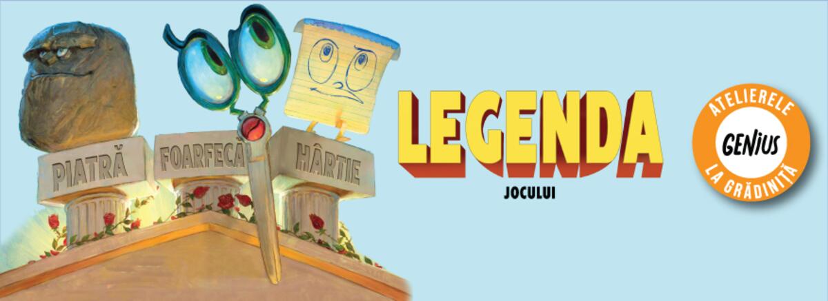 Genius la grădiniță #18 Legenda jocului Piatră, Foarfecă, H&acirc;rtie