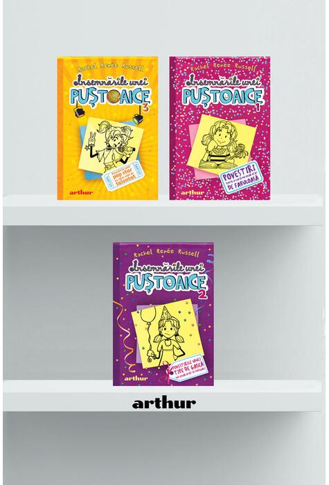 Copertă produs Pachet &Icirc;nsemnările unei puştoaice ( volumele 1-3)