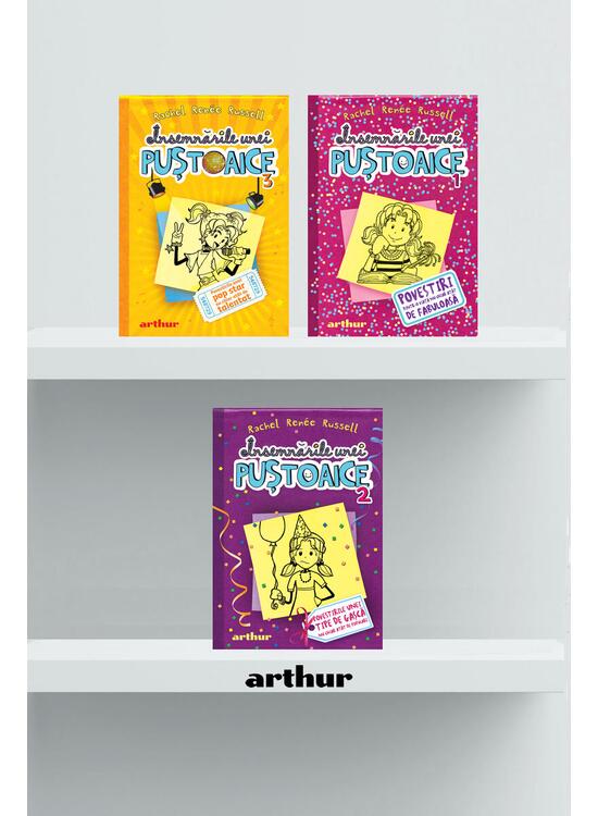 Copertă produs Pachet &Icirc;nsemnările unei puştoaice ( volumele 1-3) - gallery big 1