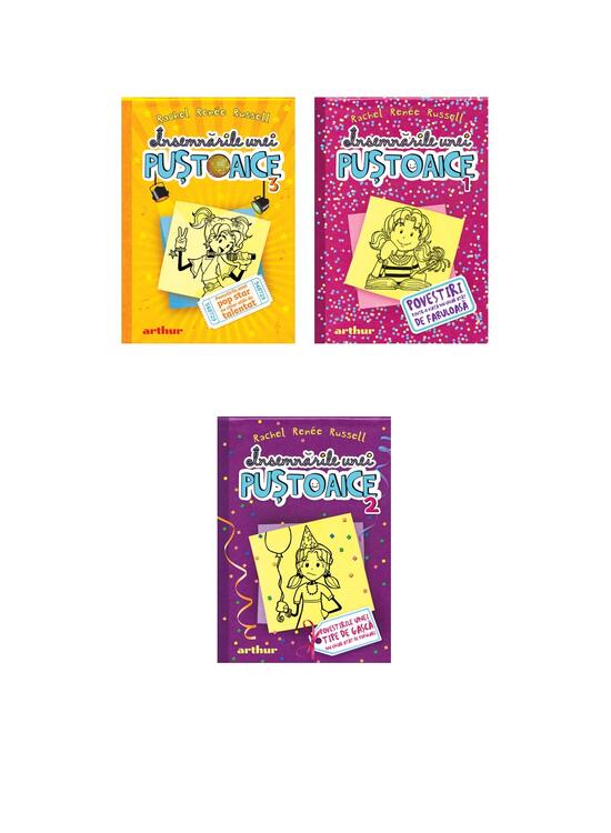 Copertă produs Pachet &Icirc;nsemnările unei puştoaice ( volumele 1-3) - gallery big 5