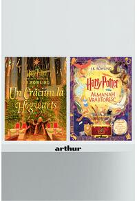 Copertă produs Pachet Crăciun Harry Potter ( Crăciun la Hogwarts, Almanah vrăjitoresc)